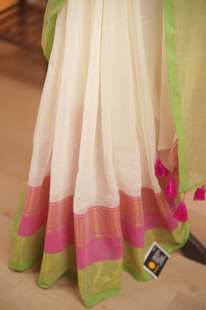 Mul Chanderi  Saree TSA5394
