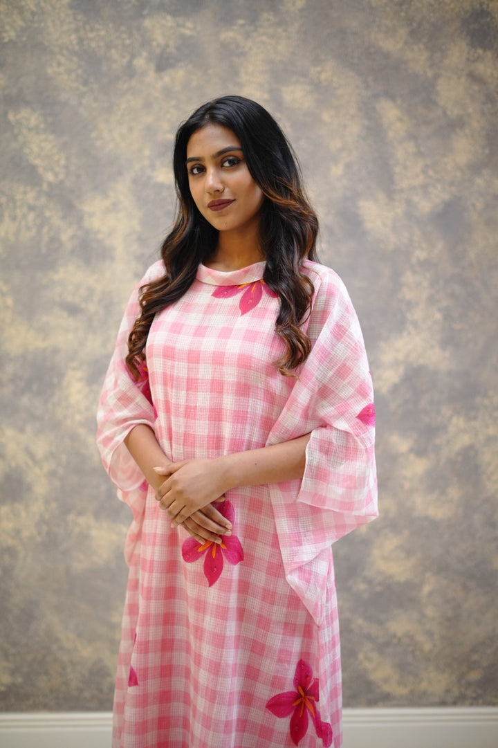 Gingham Kaftan TKTF1007