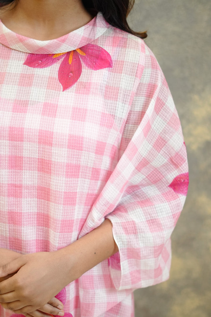 Gingham Kaftan TKTF1007