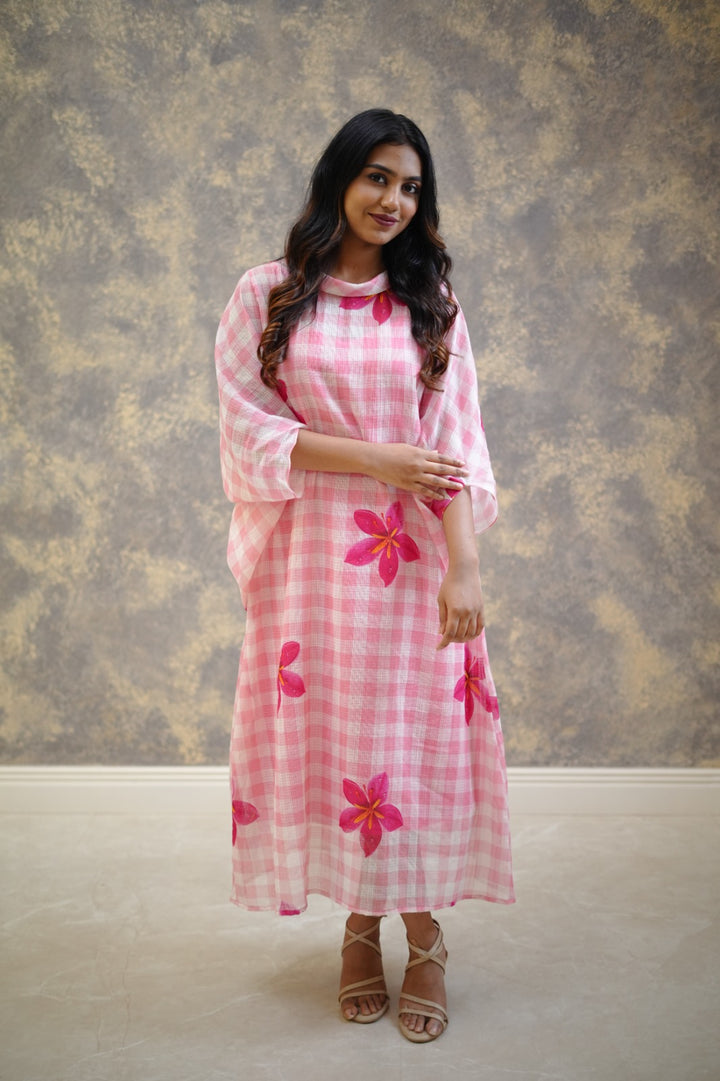 Gingham Kaftan TKTF1007