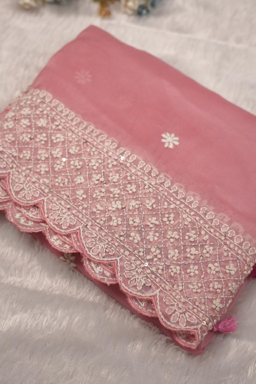 Organza Saree TSA5398
