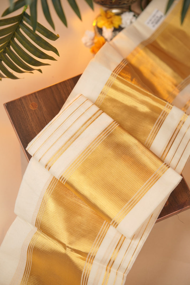 Kerala Cotton Set Mundu TSA0945