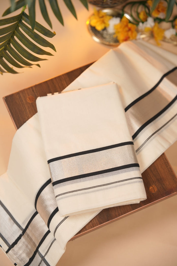Kerala Cotton Set Mundu TSA0948