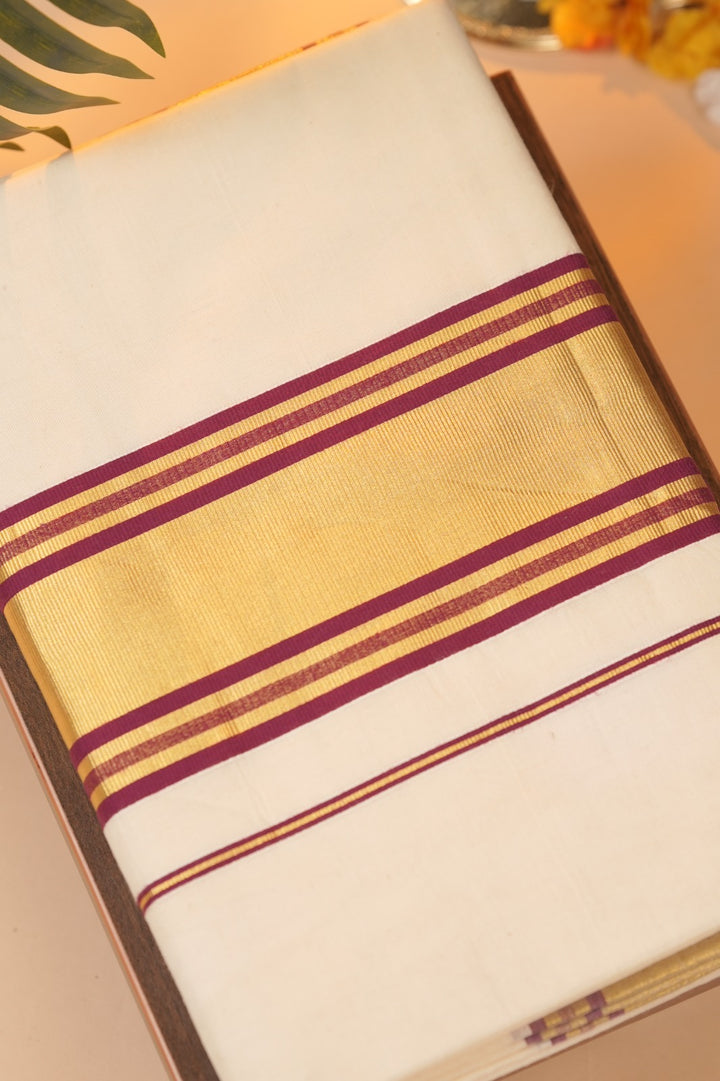 Kerala Cotton Saree TSA0934