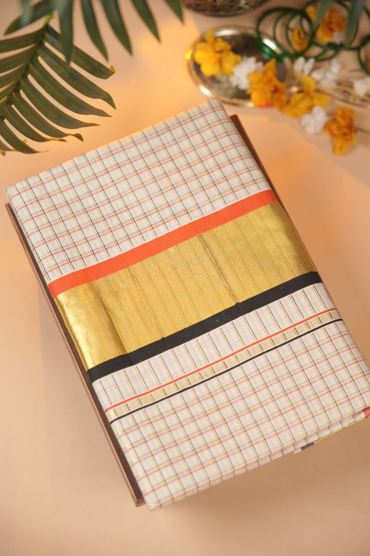 Kerala Cotton Saree TSA0940