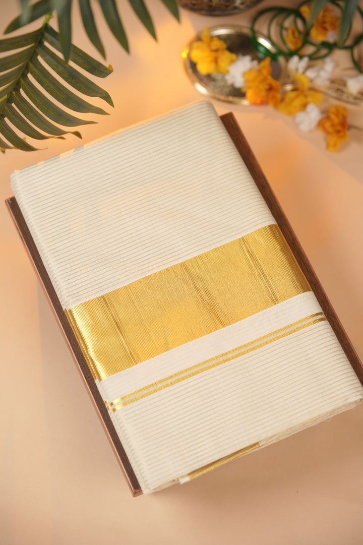 Kerala Tissue Cotton Saree TSA0941