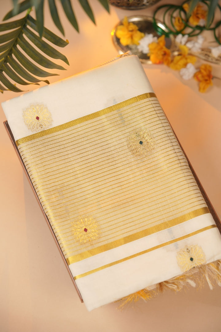 Kerala Cotton Saree TSA0933