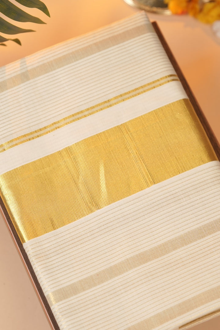 Kerala Tissue Cotton Saree TSA0932