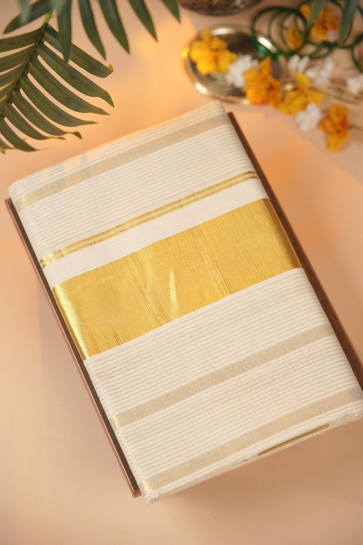Kerala Tissue Cotton Saree TSA0932
