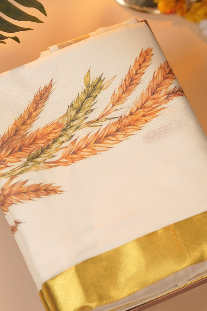 Kerala Cotton Saree TSA0936