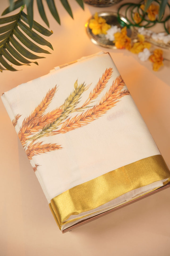 Kerala Cotton Saree TSA0936