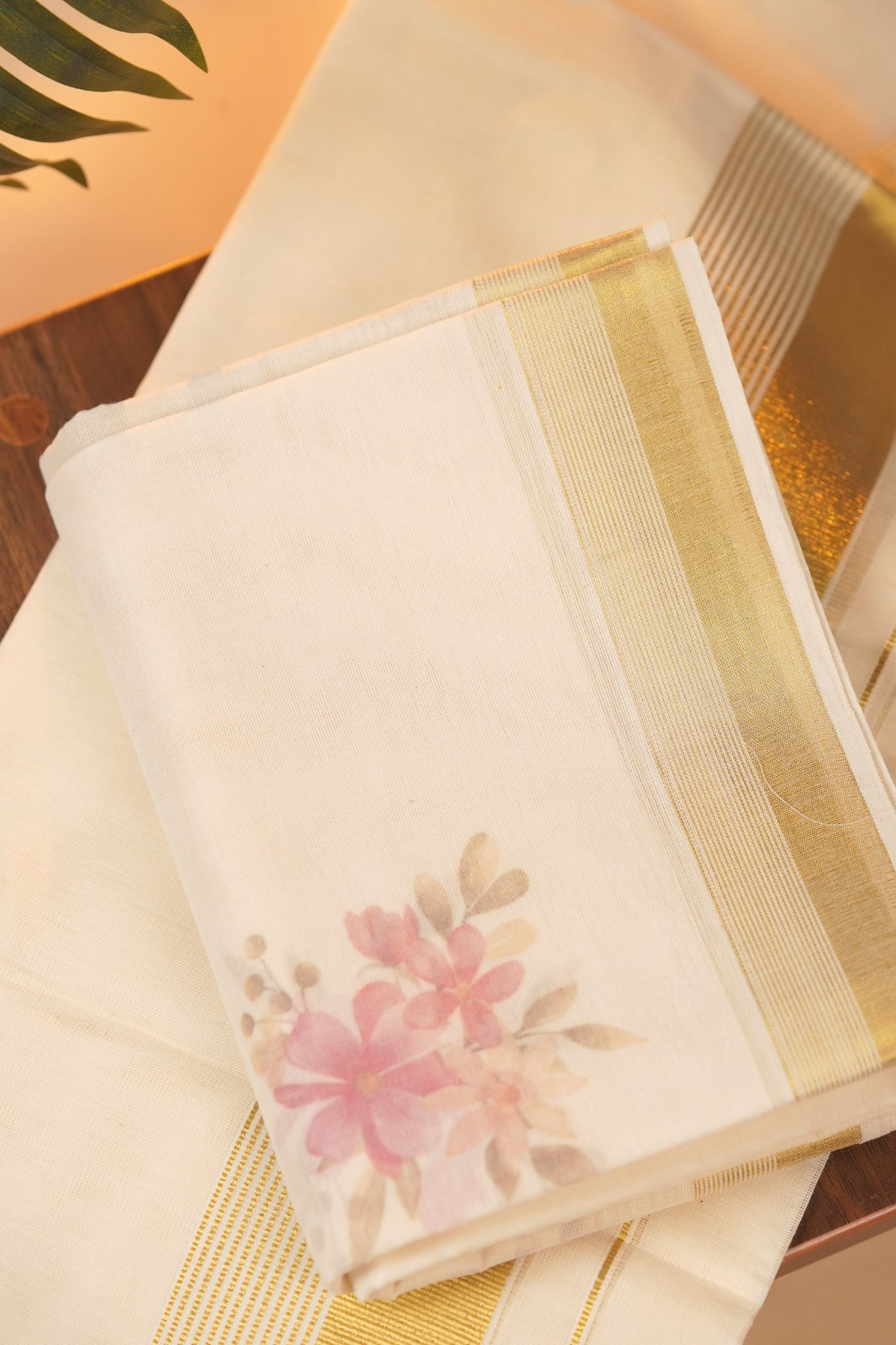 Kerala Cotton Set Mundu TSA0943