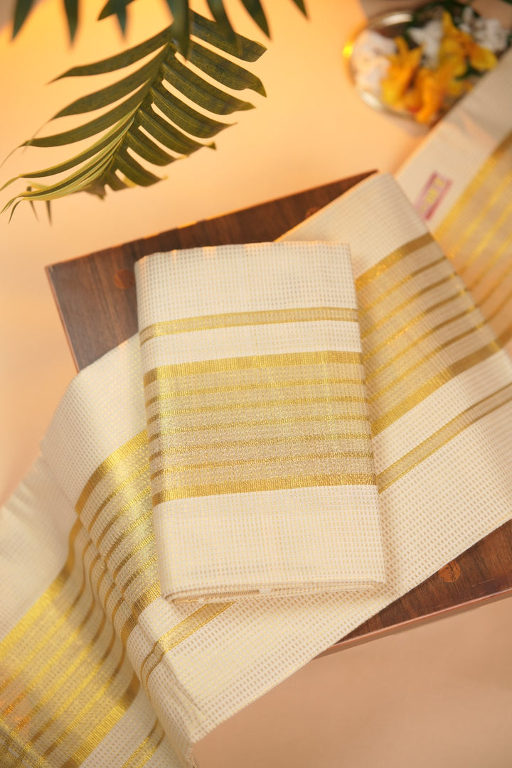 Kerala Tissue Set Mundu TSA0956