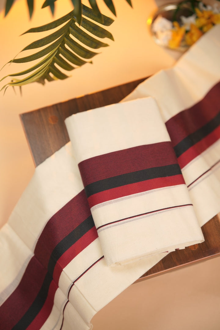 Kerala Cotton Set Mundu TSA0957