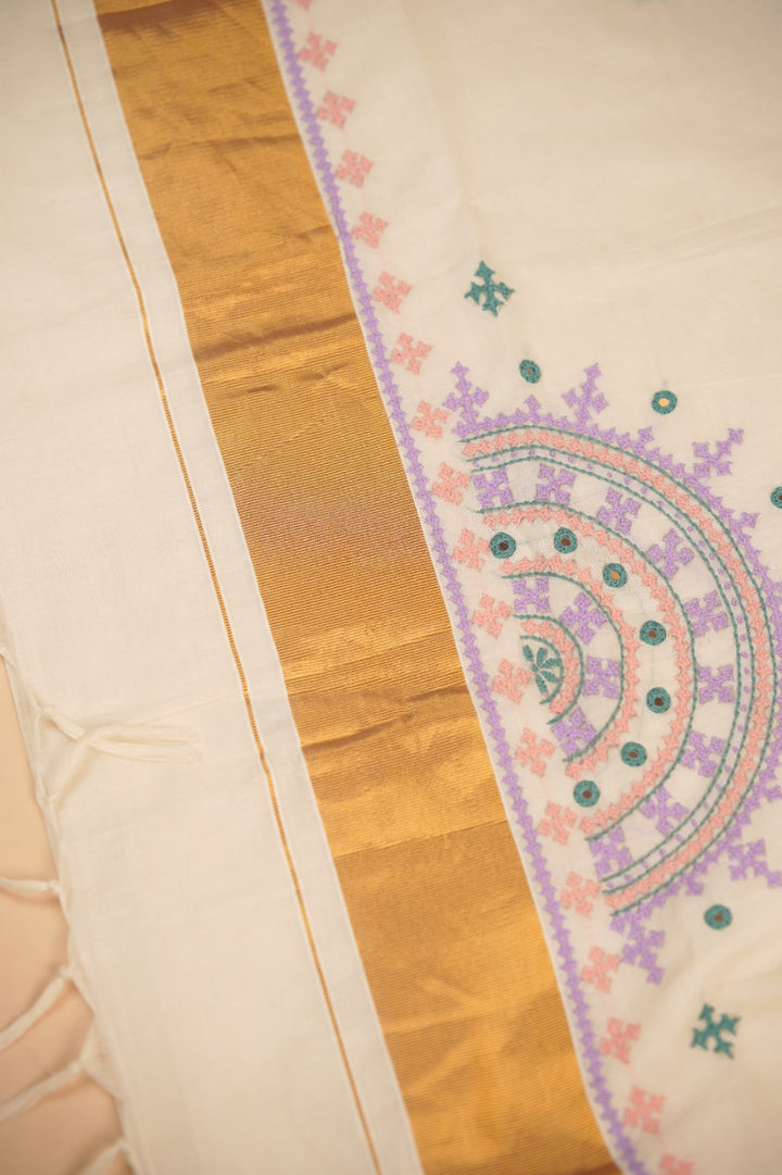 Kerala Cotton Saree TSA0966
