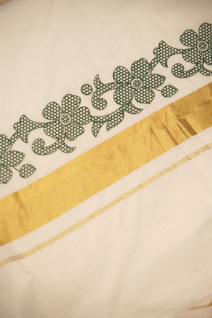 Kerala Cotton Saree TSA0960