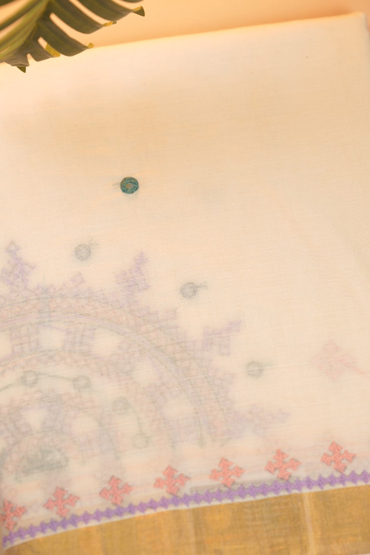 Kerala Cotton Saree TSA0966
