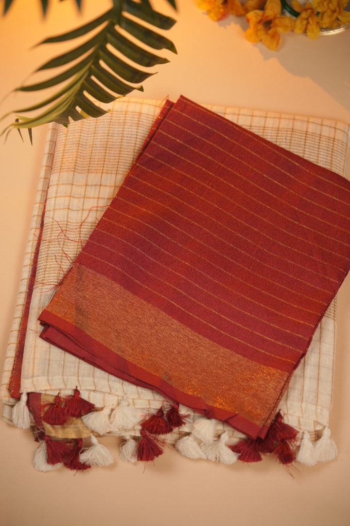 Linen  Saree TSA0969
