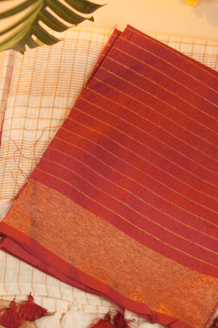 Linen  Saree TSA0969