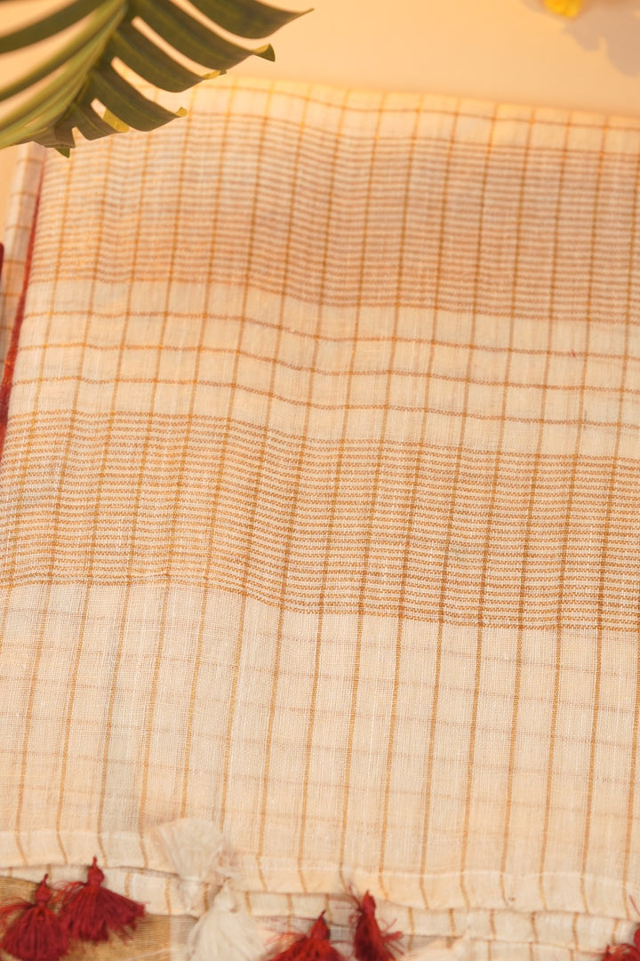 Linen  Saree TSA0969
