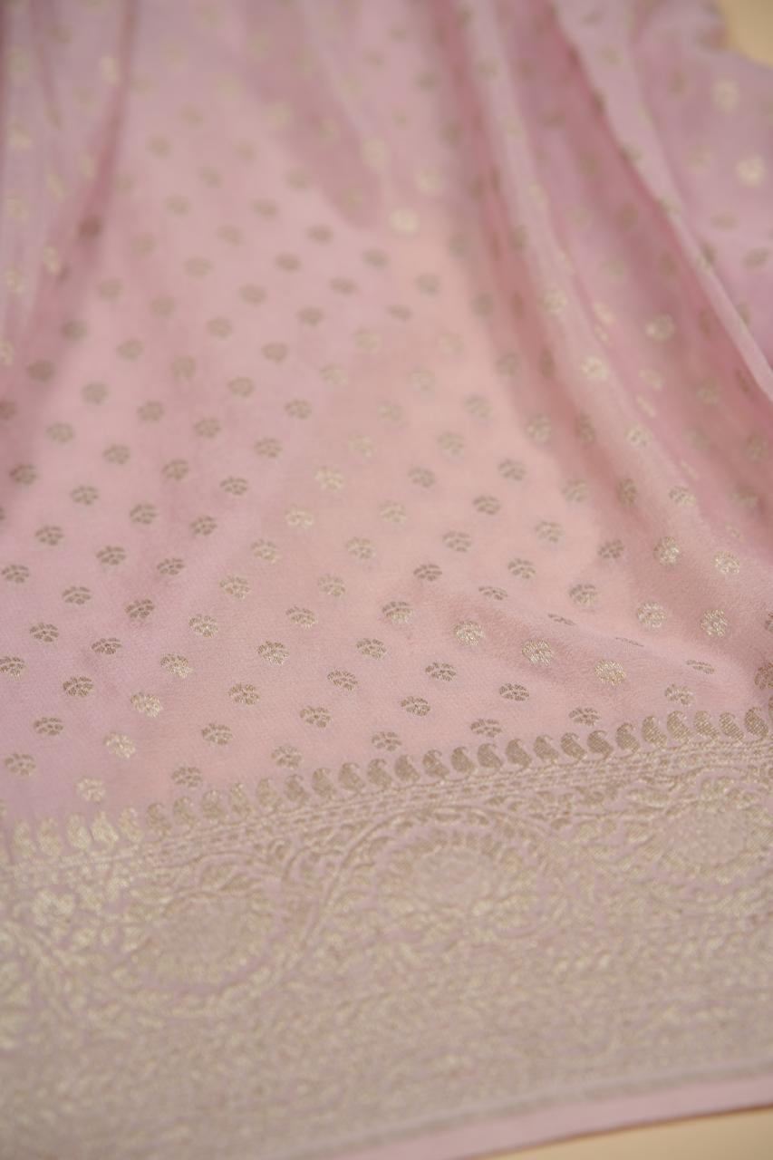 Georgette Banarasi Saree TSA5416