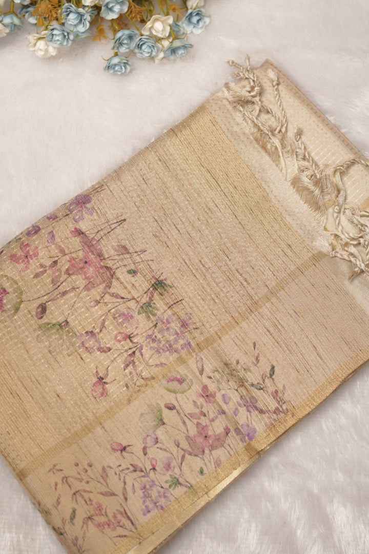 Semi Tussar Saree TSA5430