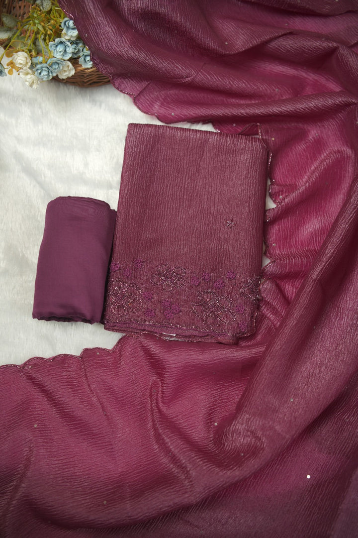 Crushed Organza Salwar TSS5442