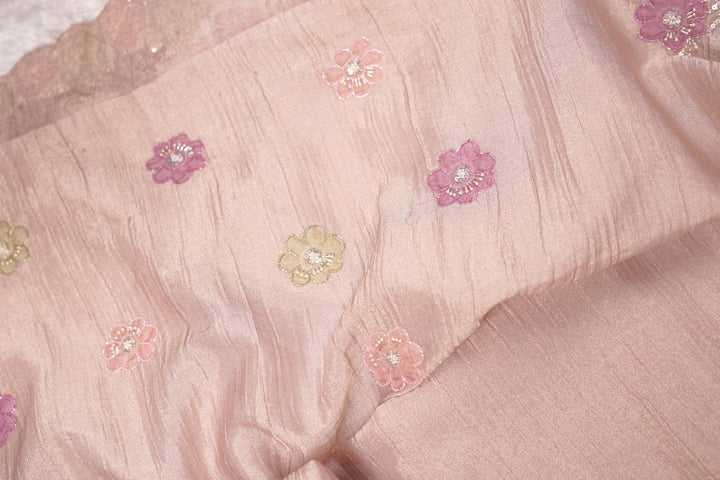 Crushed Tissue Saree TSA5444
