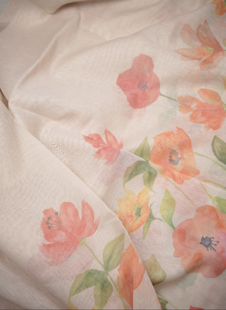 Tissue Linen Saree TSA5454