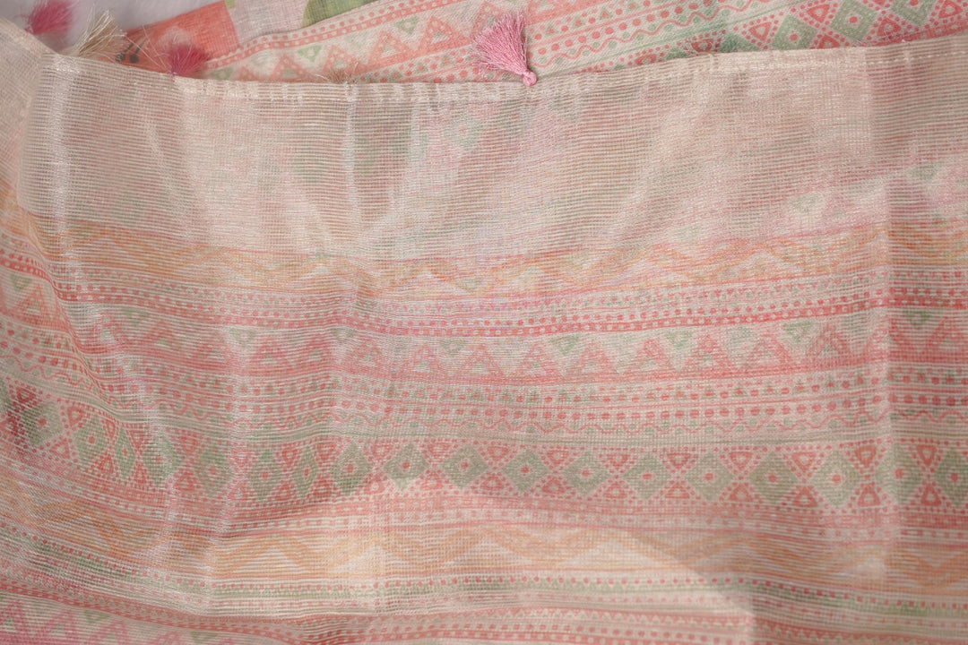 Tissue Linen Saree TSA5454