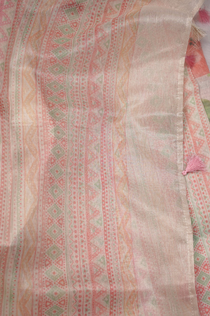 Tissue Linen Saree TSA5454