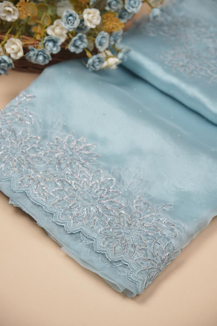 Glass Organza Saree TSA5467