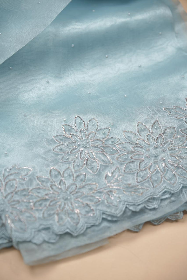 Glass Organza Saree TSA5467