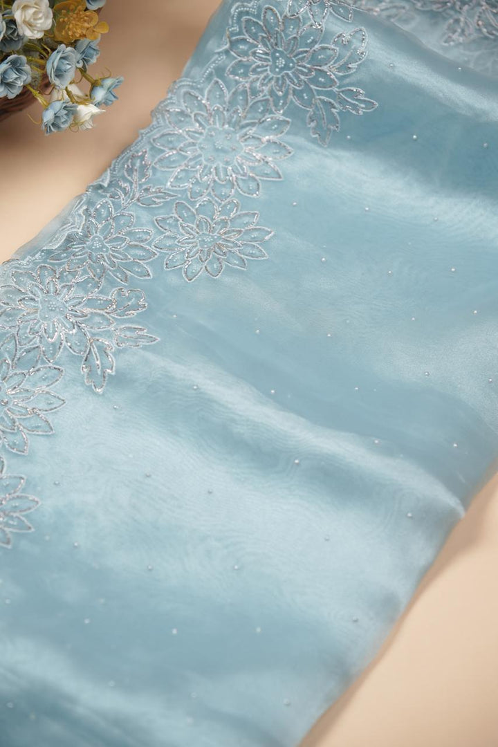 Glass Organza Saree TSA5467