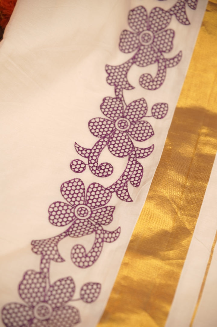 Kerala Cotton Saree TSA5470
