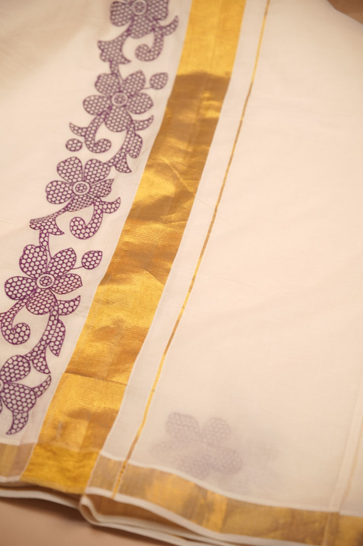 Kerala Cotton Saree TSA5470