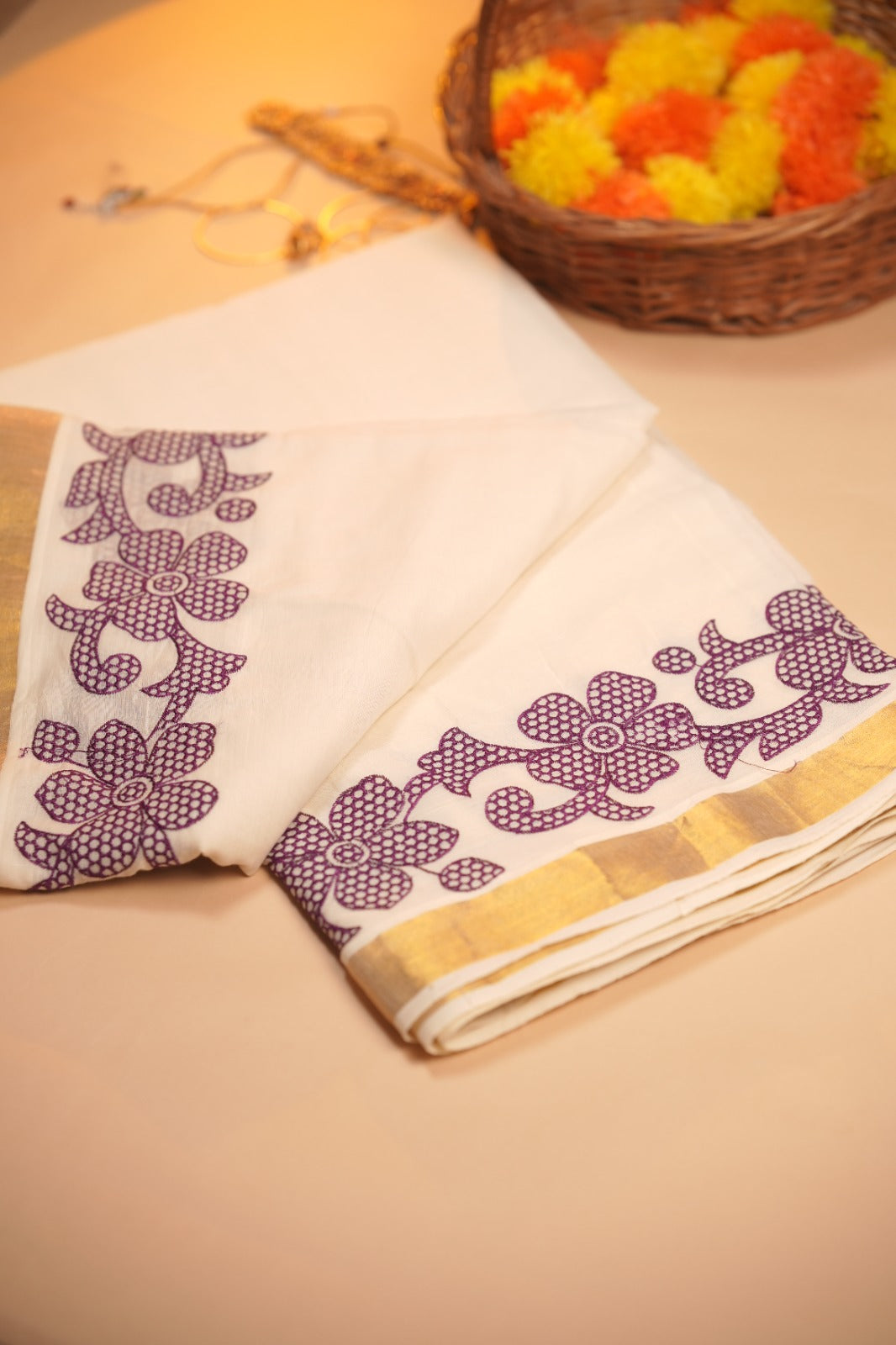 Kerala Cotton Saree TSA5470