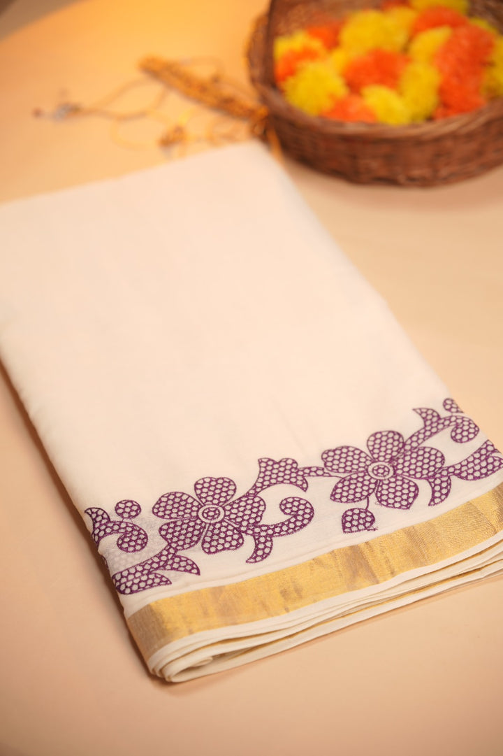 Kerala Cotton Saree TSA5470