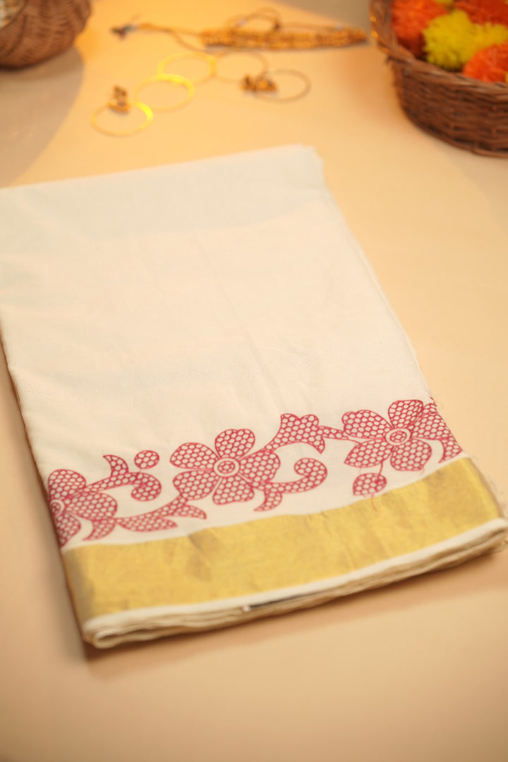 Kerala Cotton Saree TSA5470
