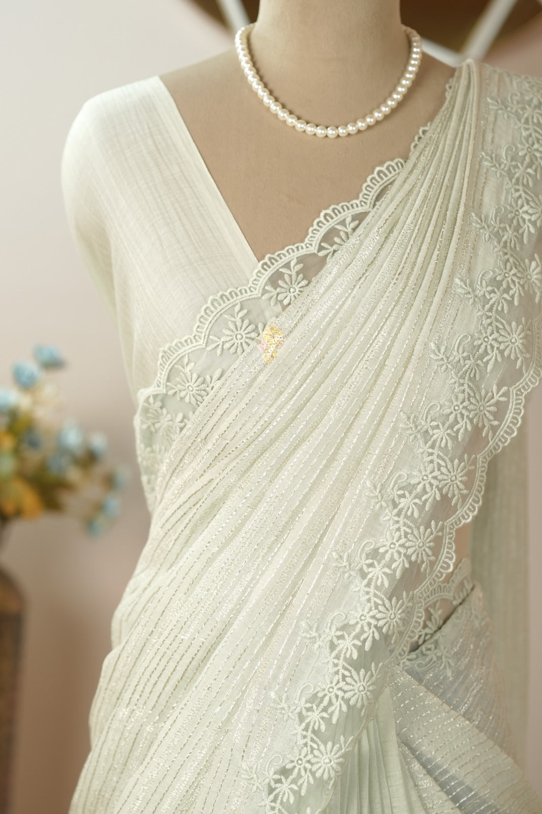 Mul Chanderi Saree TSA01010