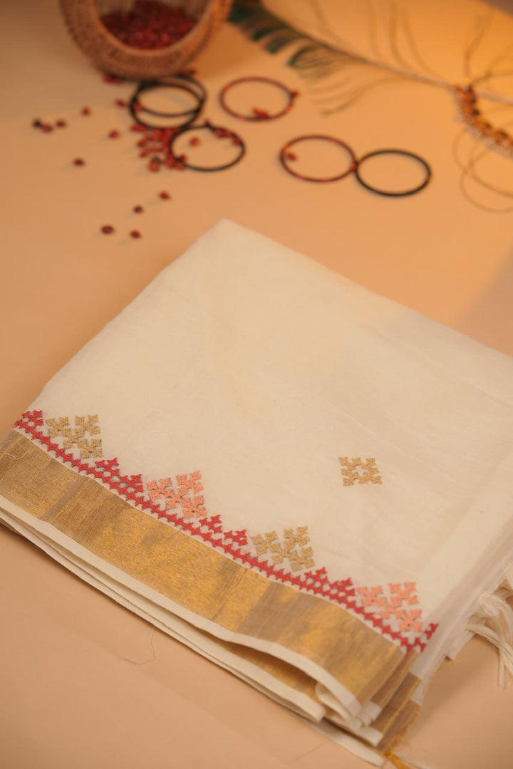 Kerala cotton Saree TSA5488