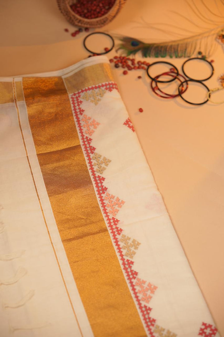 Kerala cotton Saree TSA5488