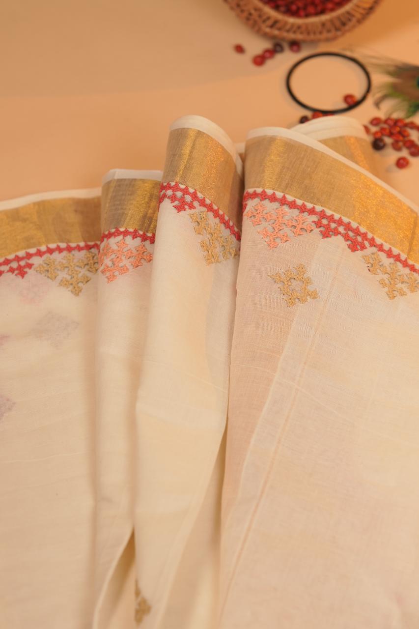 Kerala cotton Saree TSA5488