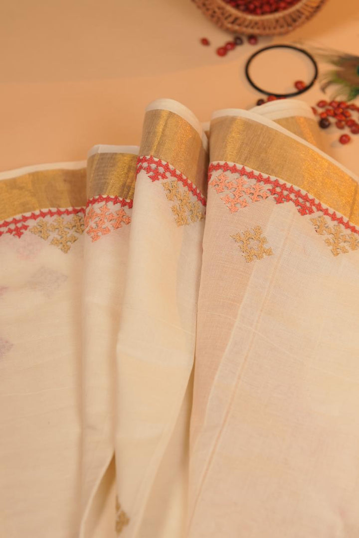 Kerala cotton Saree TSA5488