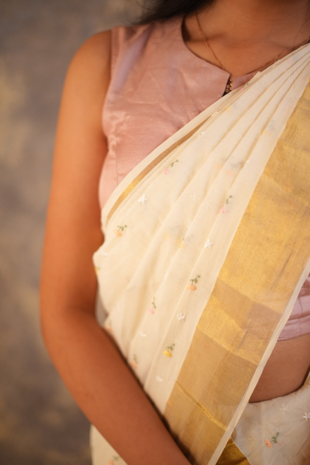 Kerala Cotton Set Mundu TSA01012