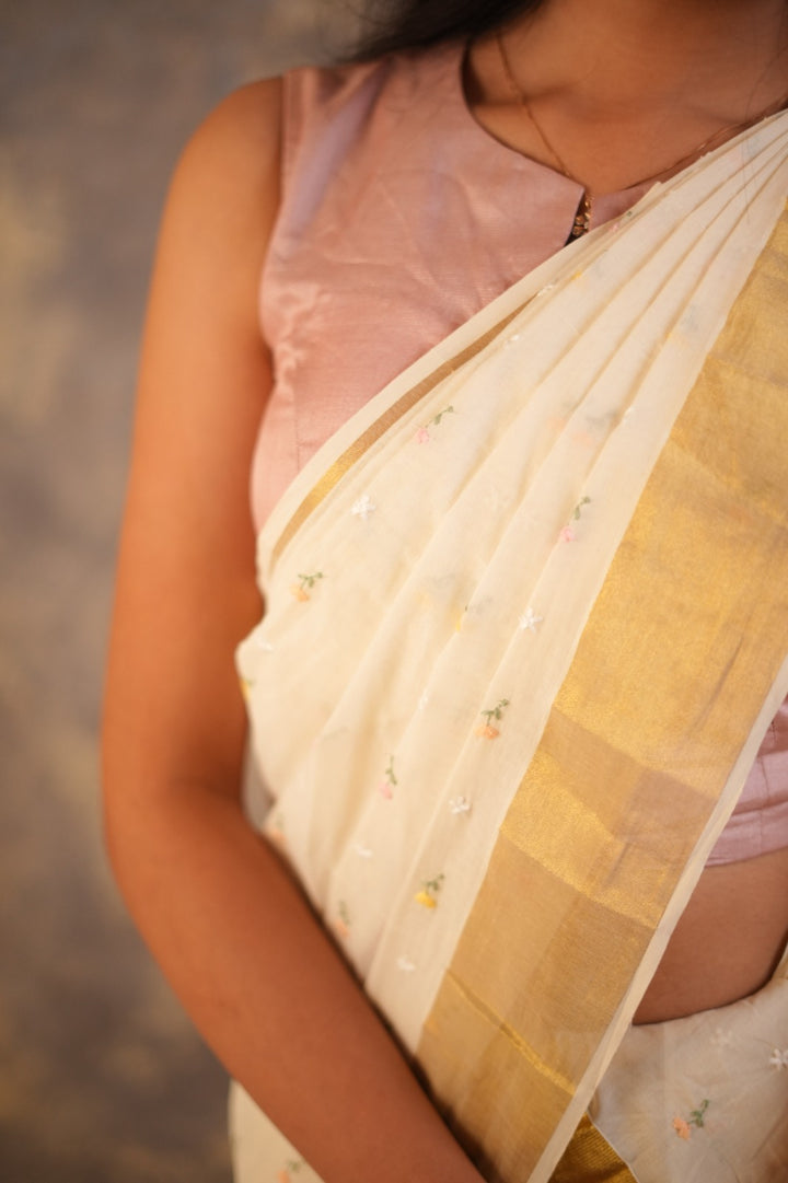 Kerala Cotton Set Mundu TSA01012