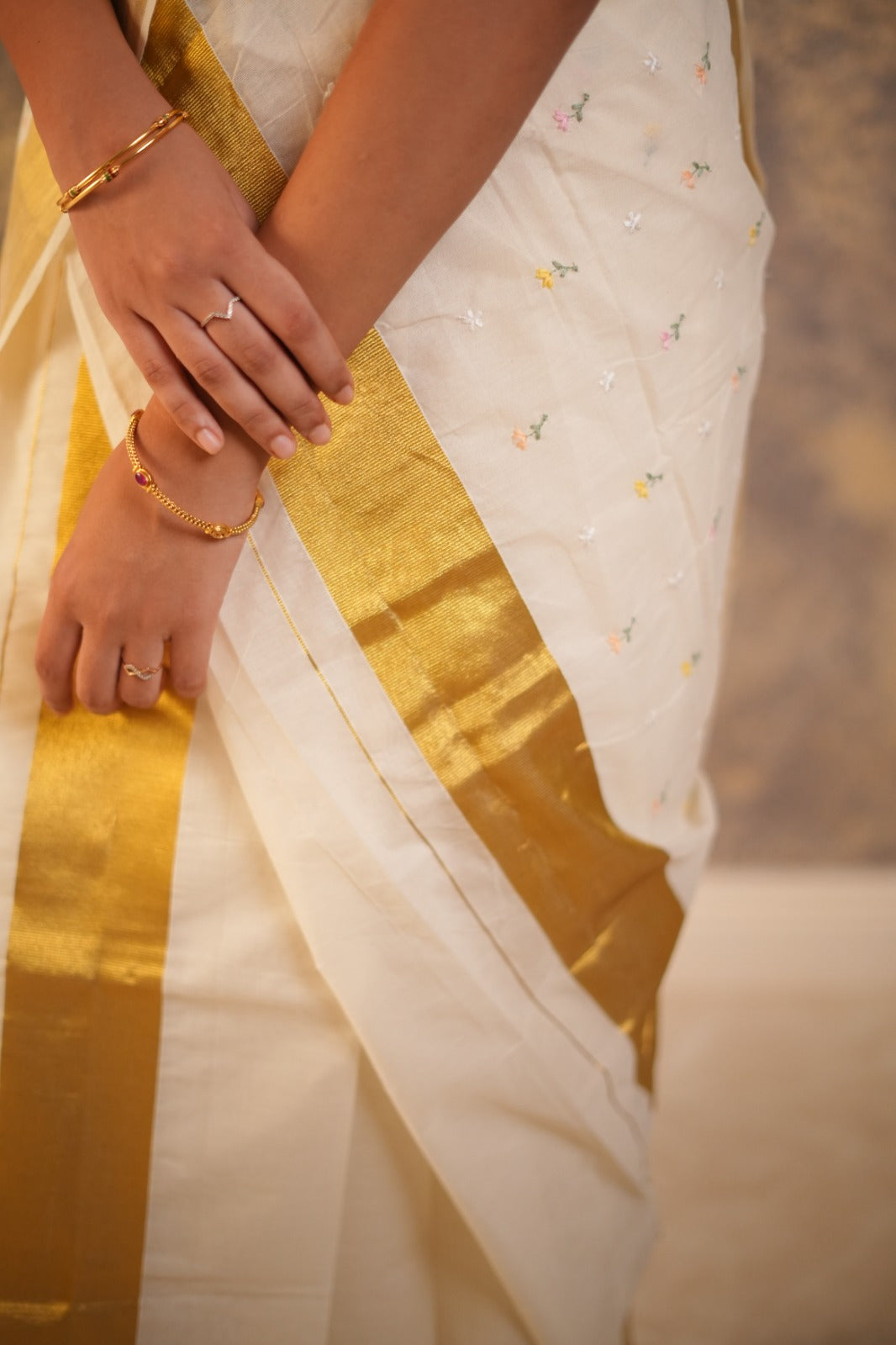 Kerala Cotton Set Mundu TSA01012