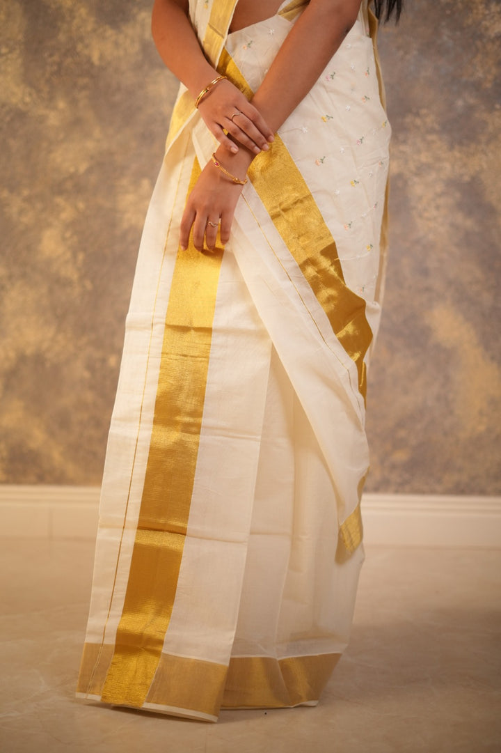 Kerala Cotton Set Mundu TSA01012