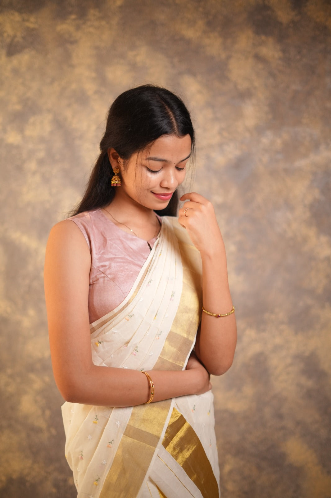 Kerala Cotton Set Mundu TSA01012