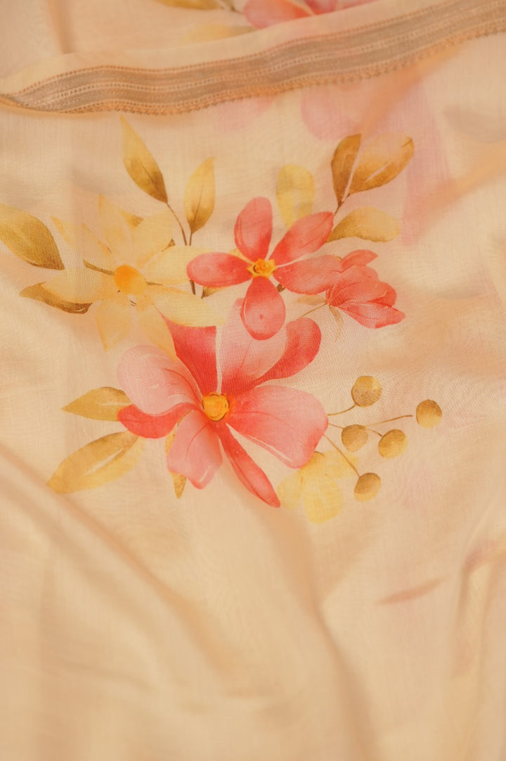 Chanderi Silk Saree TSA5494